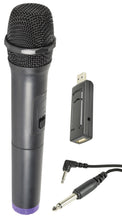 Load image into Gallery viewer, QTX U-MIC Wireless USB Powered Handheld UHF Microphone 864.8MHz