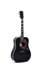 Load image into Gallery viewer, Sigma DM-SG5-BK SG Series Dreadnought Electro Acoustic Guitar w/ Gigbag - Black