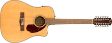 Load image into Gallery viewer, Fender CD-140SCE 12-String Electro Acoustic Guitar w/Hardcase - Natural