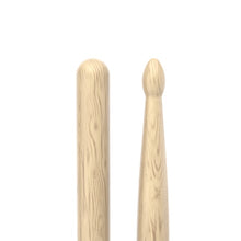 Load image into Gallery viewer, Promark Classic Attack 5A Shira Kashi Oak Drumstick w/ Oval Wood Tip - PW5AW