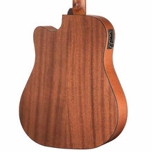 Load image into Gallery viewer, Walden Natura 500 Series Cutaway Electro-Acoustic Dreadnought Guitar w/Hardcase - Natural
