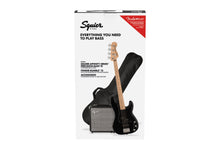 Load image into Gallery viewer, Squier Affinity Series PJ 4 String Electric Bass Pack - Black