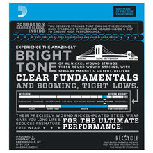 Load image into Gallery viewer, D'Addario XL 4-String Bass Strings 45-105 - EXL165