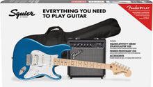 Load image into Gallery viewer, Squier Affinity Series HSS Stratocaster Pack- Lake Placid Blue