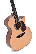 Load image into Gallery viewer, Sigma SGMC-10E Crossroad Series Grand Auditorium Cutaway Electro Acoustic Guitar w/Gigbag - Natural