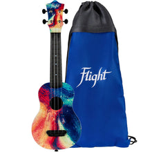 Load image into Gallery viewer, Flight Ultra Travel Soprano Ukulele - Swirl