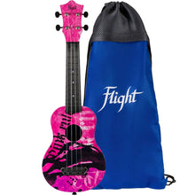 Load image into Gallery viewer, Flight Ultra Travel Soprano Ukulele - Pink Rules