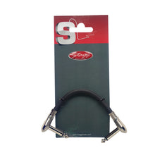 Load image into Gallery viewer, Stagg 10cm Flat Patch Lead - Black