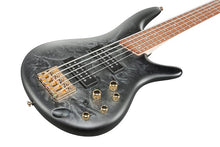 Load image into Gallery viewer, Ibanez SR305EDX 5 String Electric Bass Guitar - Black Ice Frozen Matte