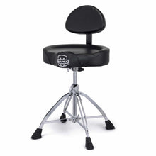 Load image into Gallery viewer, Mapex Saddle Top Drum Throne w/ Back Rest T875