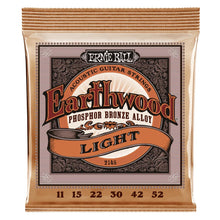 Load image into Gallery viewer, Ernie Ball Earthwood 11-52 Light Phosphor Bronze Acoustic Guitar Strings