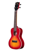 Load image into Gallery viewer, Kala Flame Maple Tenor Ukulele - Cherryburst