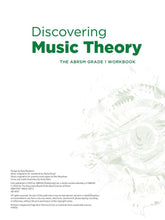 Load image into Gallery viewer, ABRSM Discovering Music Theory Grade 1