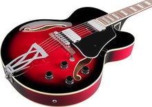Load image into Gallery viewer, Ibanez AF75 Artcore Series Hollow Body Electric Guitar - Transparent Red Sunburst