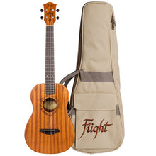 Load image into Gallery viewer, Flight DUB38EQA Natural Series Baritone Electro Acoustic Ukulele - Natural