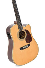 Load image into Gallery viewer, Sigma DTC-28HE+ Standard Series Dreadnought Cutaway Electro Acoustic Guitar w/Gigbag - Natural