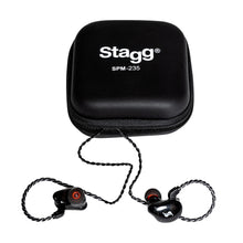 Load image into Gallery viewer, Stagg Dual Driver In-Ear Stage Monitors - Black