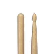 Load image into Gallery viewer, Promark Classic Forward 7A Hickory Drumstick w/ Oval Wood Tip - TX7AW