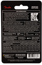 Load image into Gallery viewer, Fender Musician Series Ear Plugs - Black