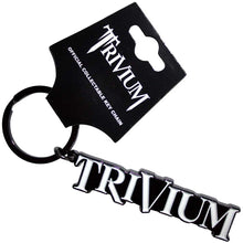Load image into Gallery viewer, Trivium Keychain: Logo Black