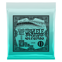 Load image into Gallery viewer, Ernie Ball Concert / Soprano Black Nylon Ball-End Ukulele Strings