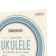 Load image into Gallery viewer, DAddario EJ65TLG Clear Nylon Tenor Ukulele Strings (Low G)