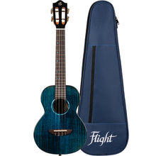 Load image into Gallery viewer, Flight Iris Tinta Tenor Ukulele - Transparent Blue