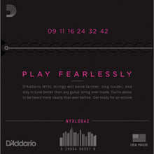 Load image into Gallery viewer, D'Addario NYXL 9-42 Electric Guitar Strings - NYXL0942