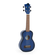 Load image into Gallery viewer, Octopus Academy Soprano Ukulele - Dark Blue Burst