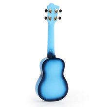 Load image into Gallery viewer, Octopus Academy Soprano Ukulele - Light Blue Burst
