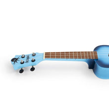 Load image into Gallery viewer, Octopus Academy Soprano Ukulele - Light Blue Burst