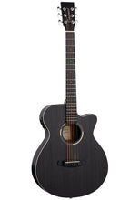 Load image into Gallery viewer, Tanglewood Blackbird Series Electro Acoustic Super Folk Cutaway - Smokestack Black Satin