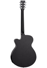 Load image into Gallery viewer, Tanglewood Blackbird Series Electro Acoustic Super Folk Cutaway - Smokestack Black Satin