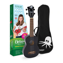 Load image into Gallery viewer, Octopus Academy Soprano Ukulele - Black