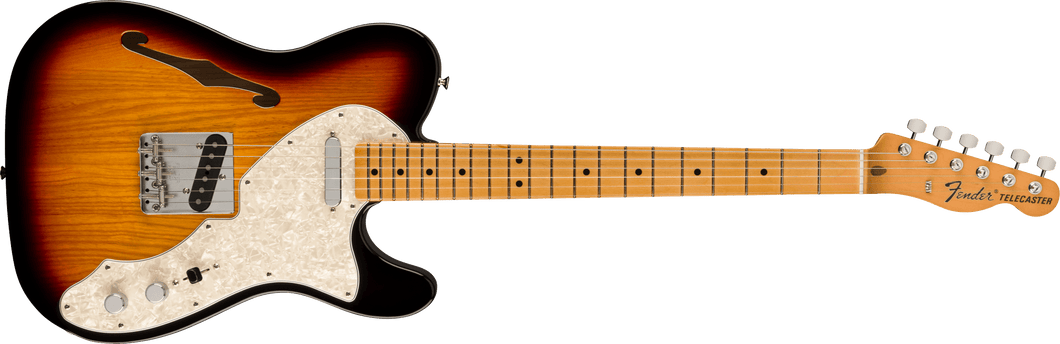 Fender Vintera II 60s Telecaster Thinline Electric Guitar - 3 Tone Sunburst