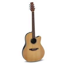 Load image into Gallery viewer, Applause AB24 Heritage Traditional Mid Cutaway Electro Acoustic Roundback Guitar - Natural
