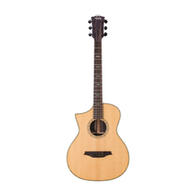 Load image into Gallery viewer, Bromo BAR5CEL Left Handed Electro-Acoustic Concert Guitar w/Gigbag - Natural
