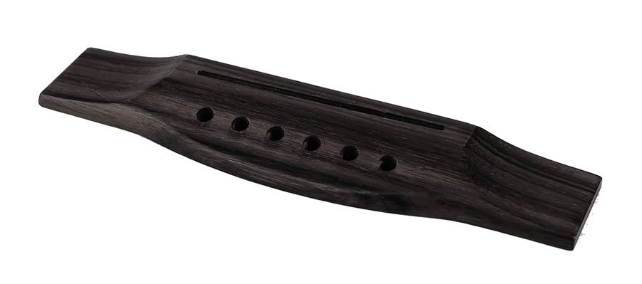 Boston 155mm Acoustic Guitar Bridge - Ebony