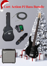 Load image into Gallery viewer, Cort Beginner Bass Bundle w/Fender Rumble 15
