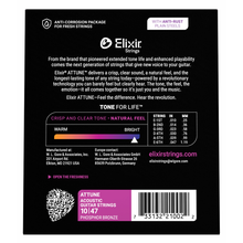Load image into Gallery viewer, Elixir Attune Phosphor Bronze 10-47 Acoustic Guitar Strings - 21002
