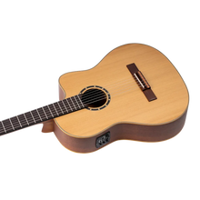 Load image into Gallery viewer, Ortega RCE131SN Electro-Acoustic Classical Guitar w/Gigbag - Natural
