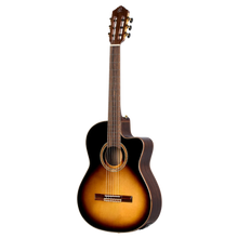 Load image into Gallery viewer, Ortega RCE158SN-TS Electro-Acoustic Classical Guitar w/Gigbag - Tobacco Sunburst
