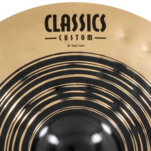 Load image into Gallery viewer, Meinl Classics Custom Dual 16” Dual Crash - CC16DUC
