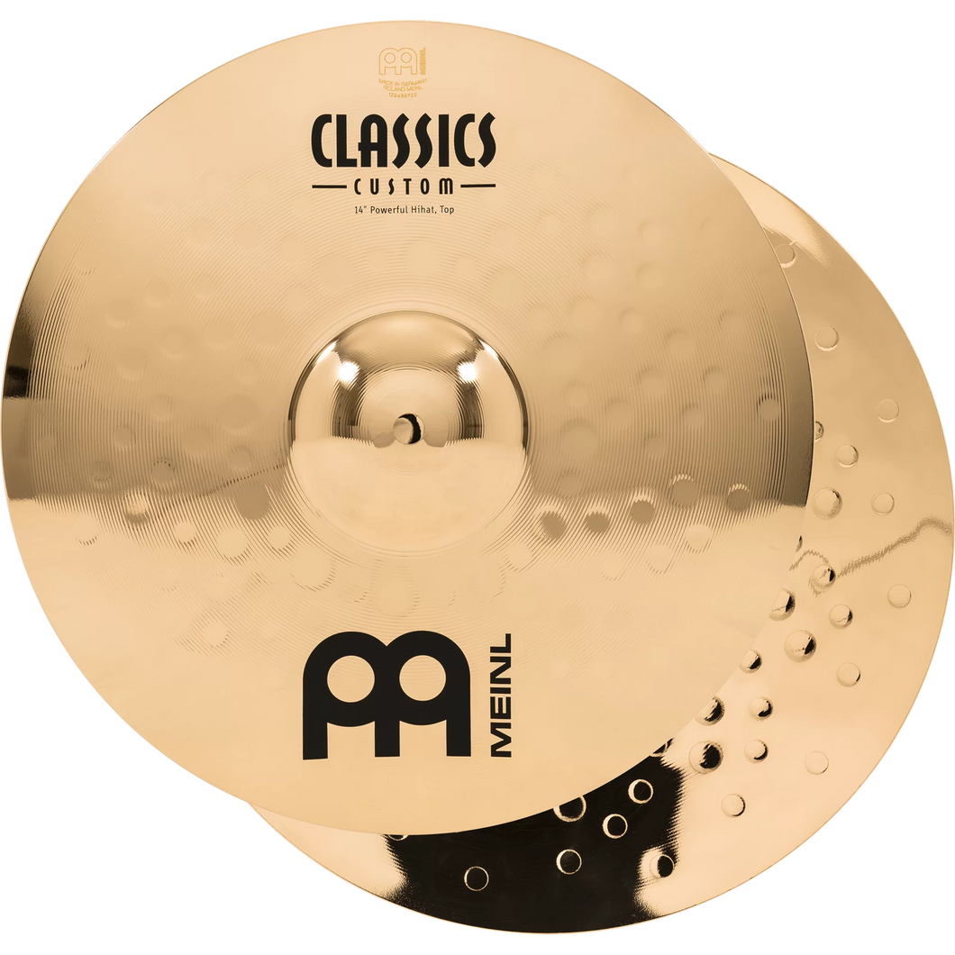 Meinl Classics Custom Brilliant 14” Powerful Hi-Hat - CC14PH-B