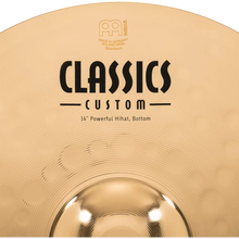Load image into Gallery viewer, Meinl Classics Custom Brilliant 14” Powerful Hi-Hat - CC14PH-B
