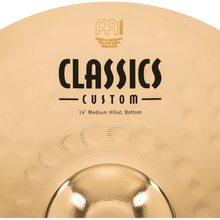 Load image into Gallery viewer, Meinl Classics Custom Brilliant 14” Medium Hi-Hat - CC14MH-B
