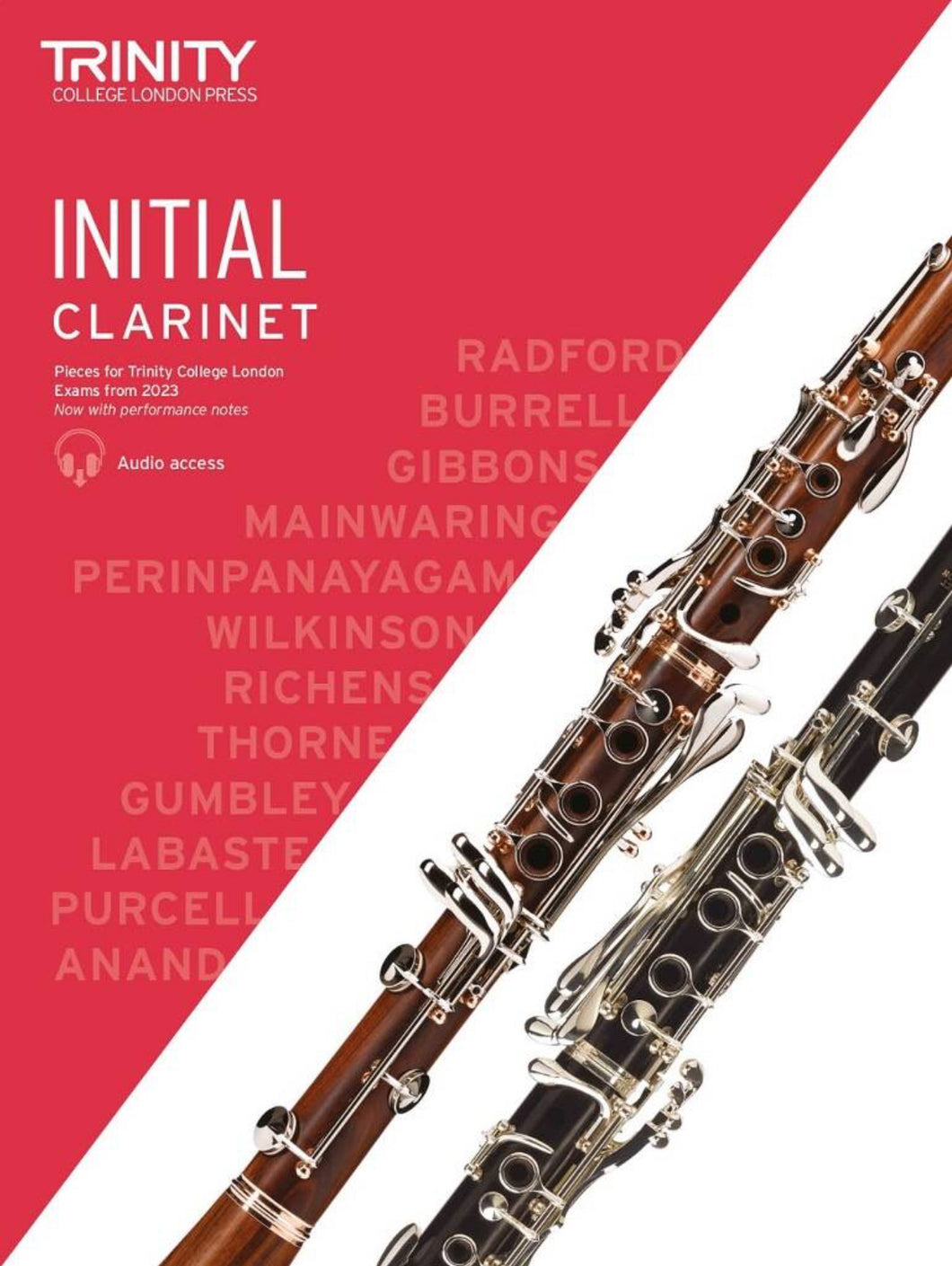 Trinity Clarinet Exam Pieces from 2023: Initial