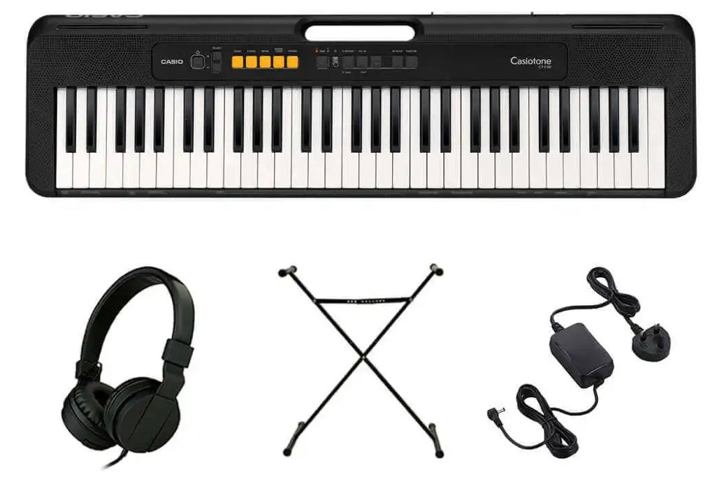 Casio CT-S100 Electronic Keyboard Bundle w/ Free Online Casio Lessons