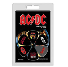 Load image into Gallery viewer, Perri’s 6 Variety Guitar Pick Pack - AC/DC 1
