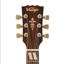 Load image into Gallery viewer, Vintage Historic Series Acoustic Folk Guitar - Vintage Sunburst
